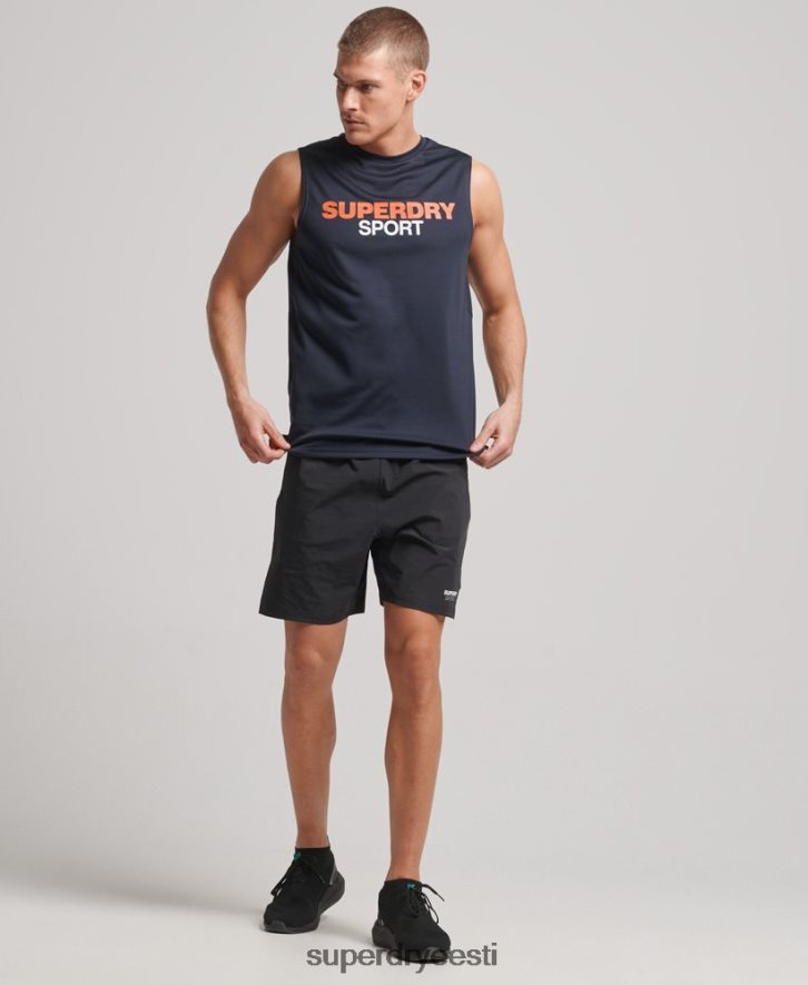 Superdry mehed aktiivne vest top B2LT41405 Riietus merevägi