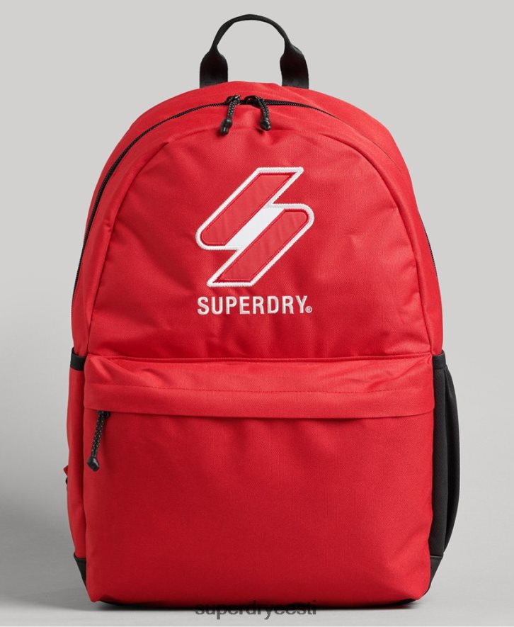 Superdry mehed hädavajalik montana seljakott B2LT41707 tarvikud punane