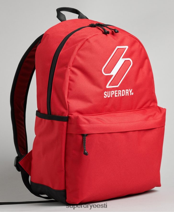 Superdry mehed hädavajalik montana seljakott B2LT41707 tarvikud punane