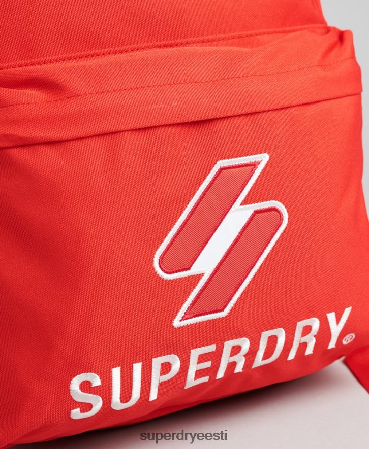 Superdry mehed hädavajalik montana seljakott B2LT46386 tarvikud punane