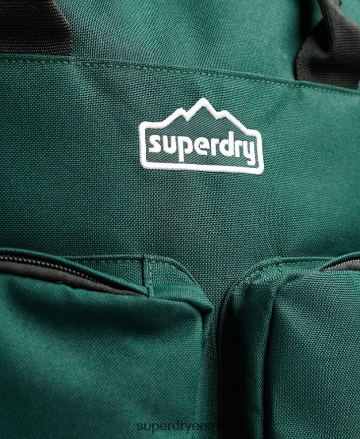 Superdry mehed ülemise käepidemega seljakott B2LT41822 tarvikud roheline