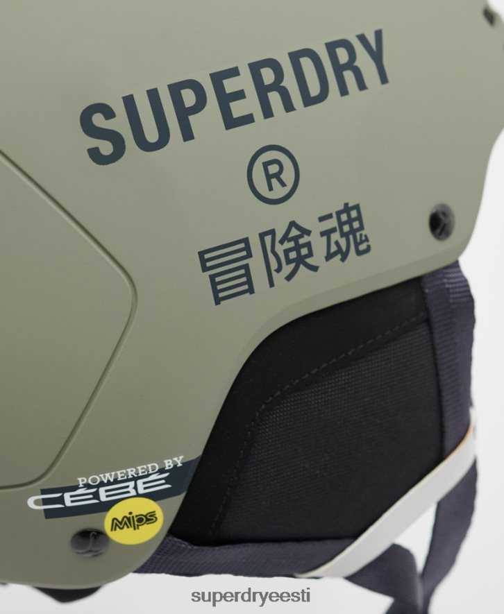 Superdry mehed cebe pow mips kiiver B2LT41398 tarvikud roheline