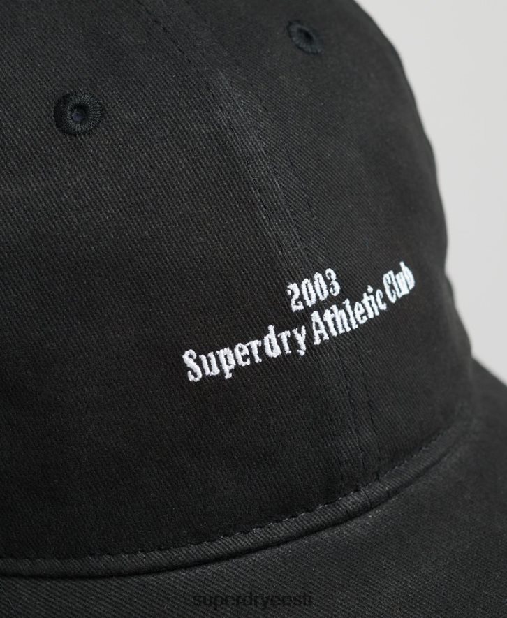 Superdry mehed hädavajalik pesapallimüts B2LT41626 tarvikud must