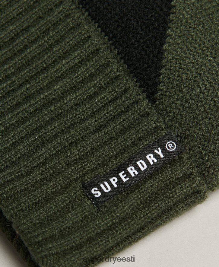 Superdry mehed lumemansetiga nokamüts B2LT41394 tarvikud roheline