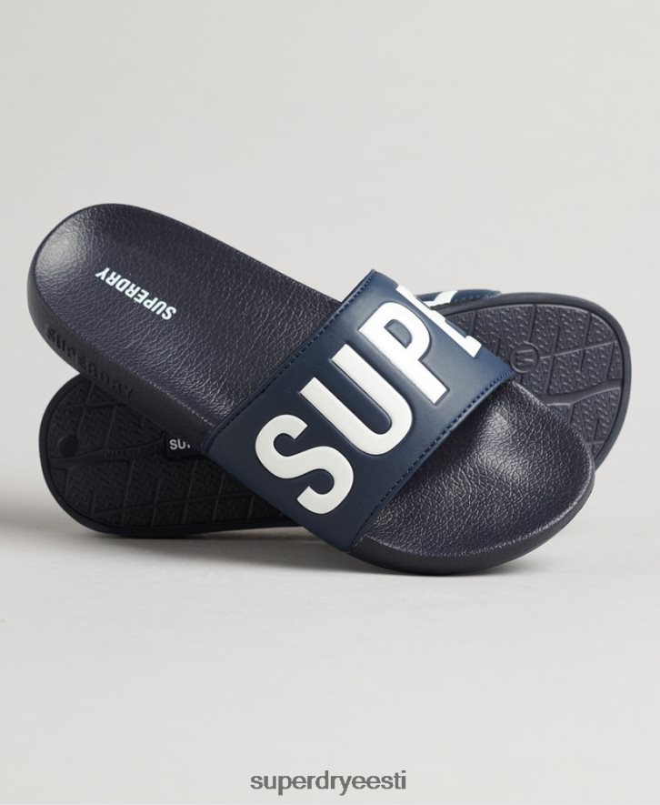 Superdry naised põhibasseini liugurid B2LT44370 kingad merevägi