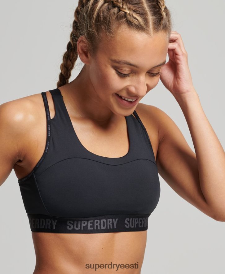 Superdry naised jooksurinnahoidja B2LT46323 Riietus must