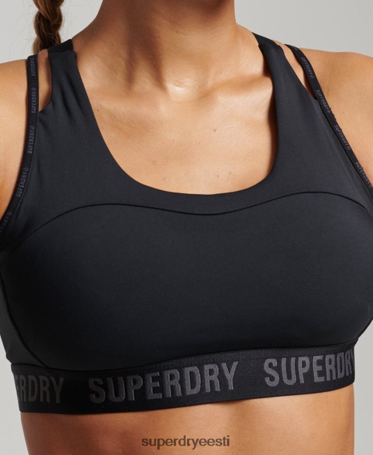 Superdry naised jooksurinnahoidja B2LT46323 Riietus must