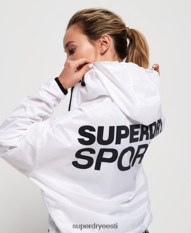 Superdry naised aktiivne batwing jope B2LT45721 Riietus valge