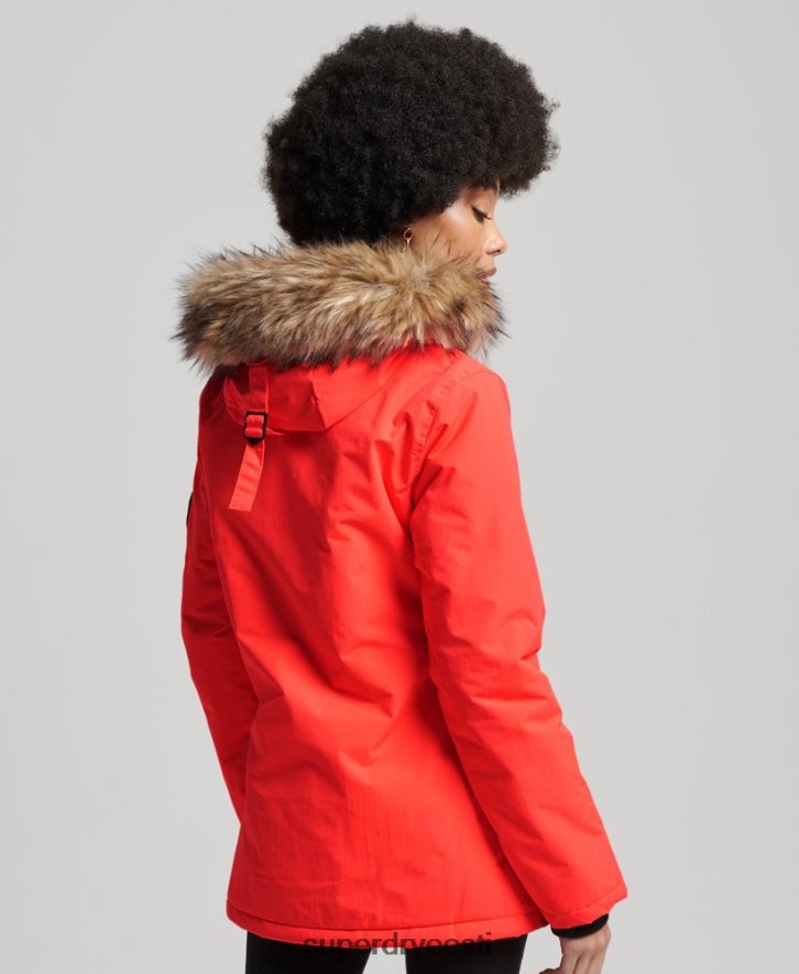 Superdry naised everesti parka jope B2LT45648 Riietus korallid