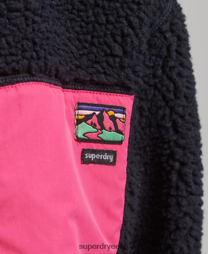 Superdry naised kapuutsiga šerpa jope B2LT45722 Riietus merevägi