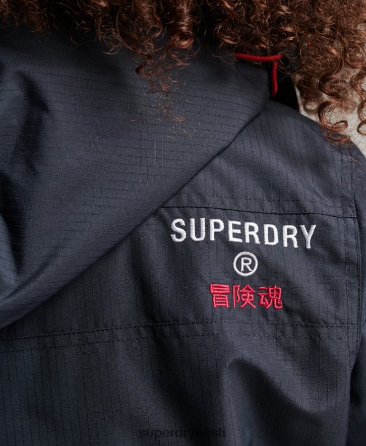 Superdry naised kapuutsiga logoga tuulejope B2LT43830 Riietus merevägi