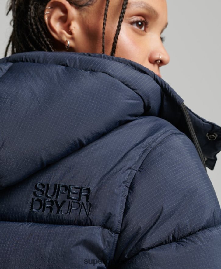 Superdry naised kapuutsiga ripstop puffjakk B2LT43689 Riietus merevägi