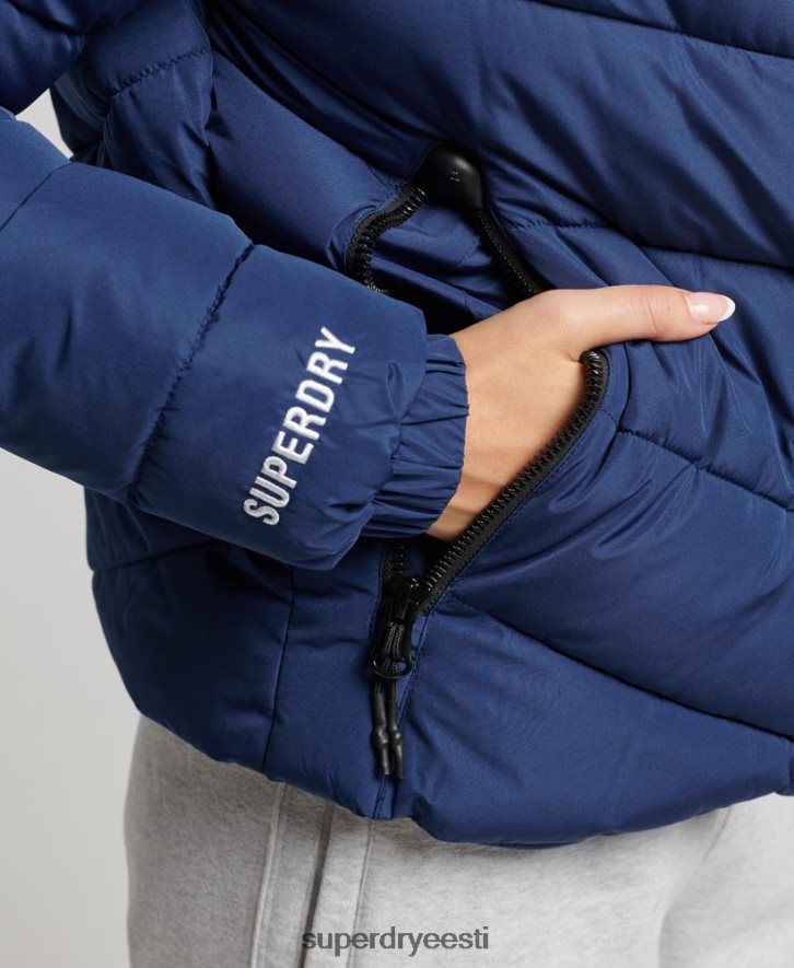 Superdry naised kapuutsita spordijakk B2LT43760 Riietus merevägi