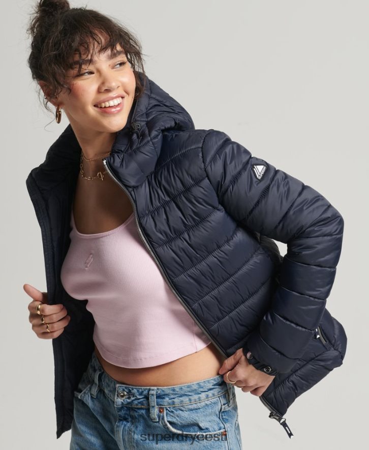 Superdry naised klassikaline fuji puhvis jope B2LT43657 Riietus merevägi