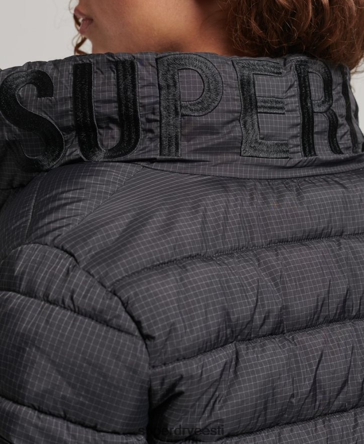 Superdry naised klassikaline logoga puffjakk B2LT45418 Riietus must