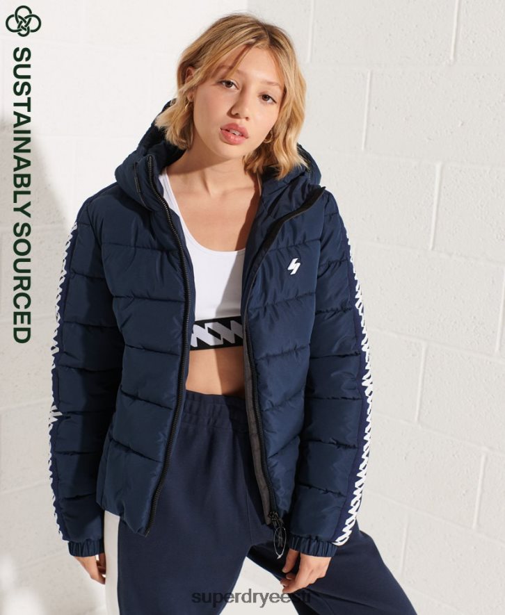 Superdry naised koodilogoga teip piiritusjope B2LT45586 Riietus merevägi