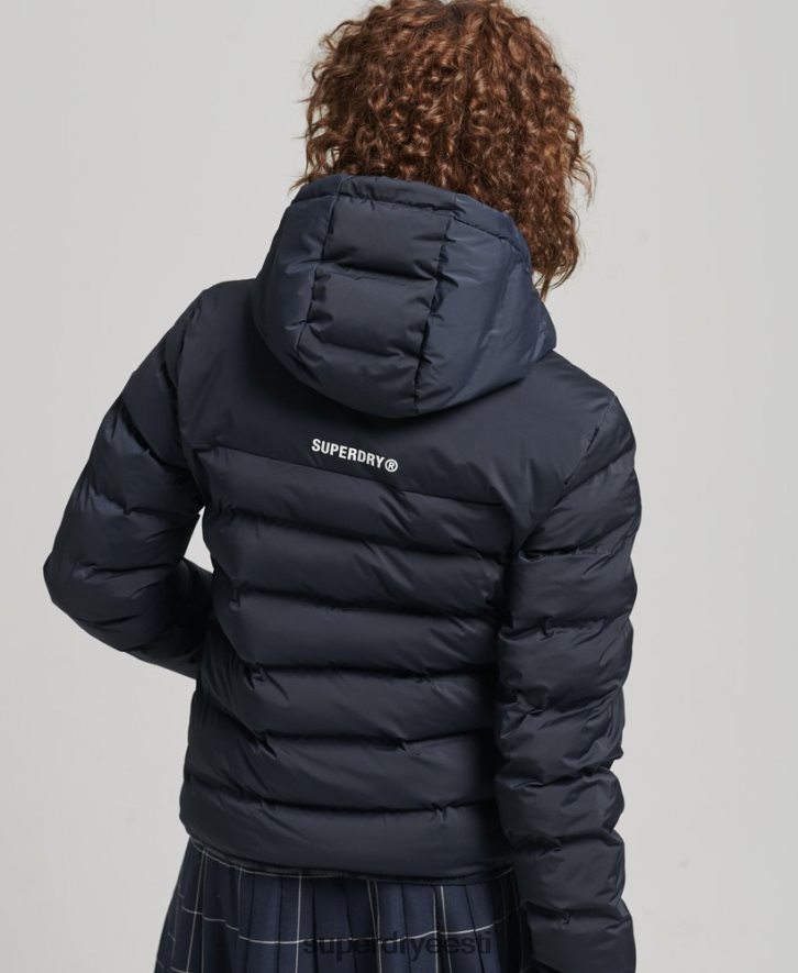 Superdry naised kuumtihendatud polsterdatud jope B2LT43600 Riietus merevägi