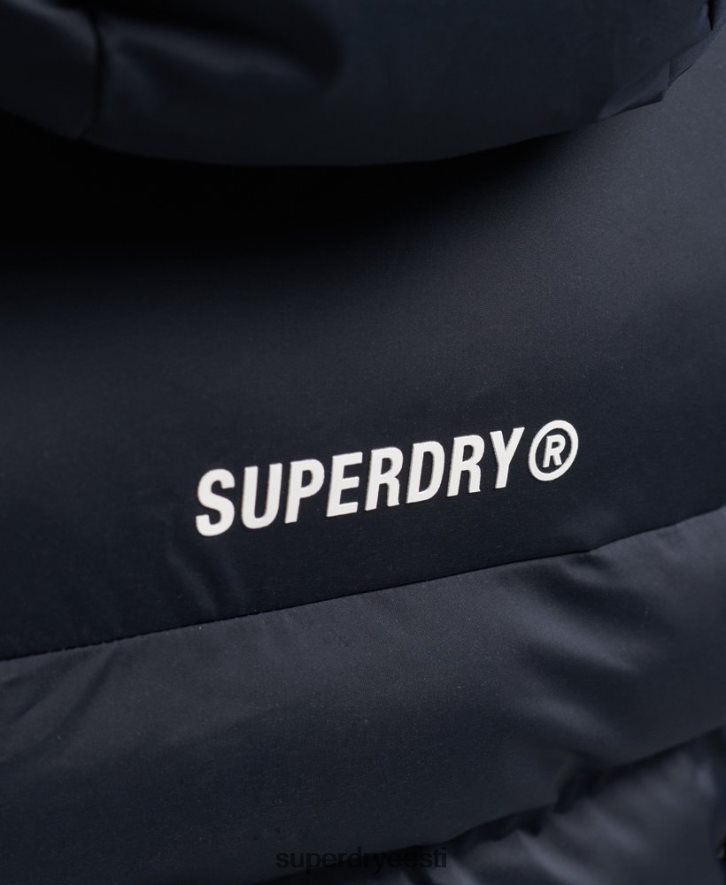 Superdry naised kuumtihendatud polsterdatud jope B2LT43600 Riietus merevägi