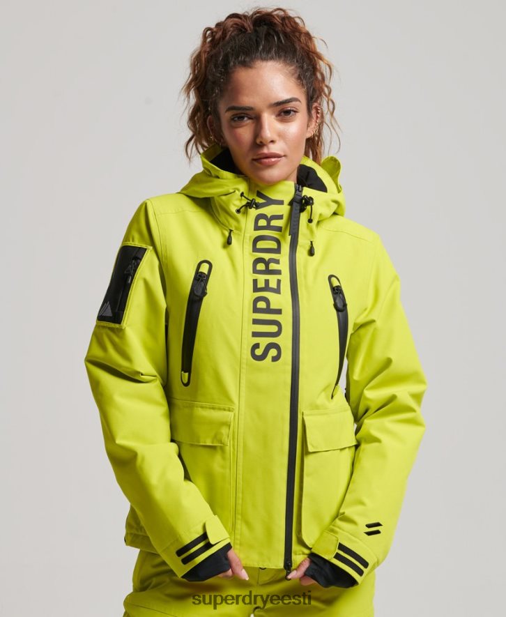 Superdry naised ülim päästejope B2LT43563 Riietus kollane