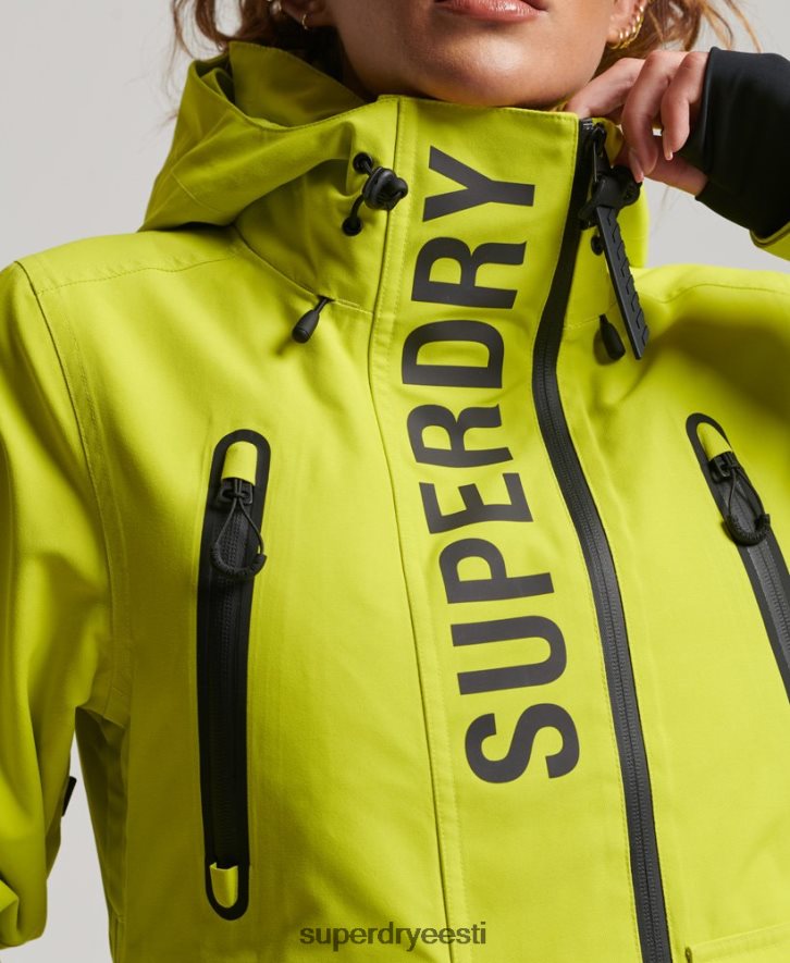 Superdry naised ülim päästejope B2LT43563 Riietus kollane