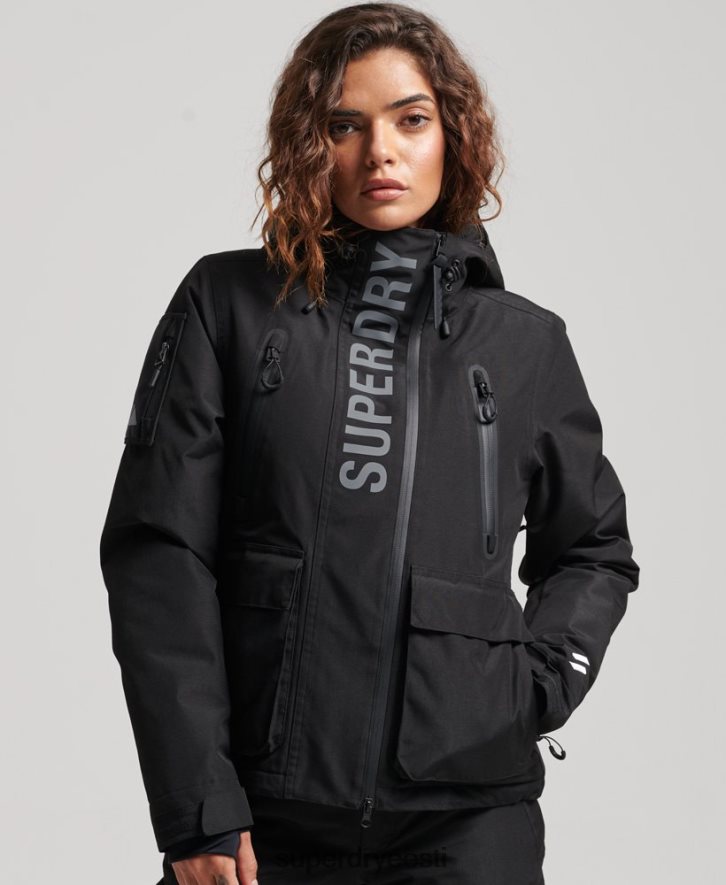 Superdry naised ülim päästejope B2LT46541 Riietus must