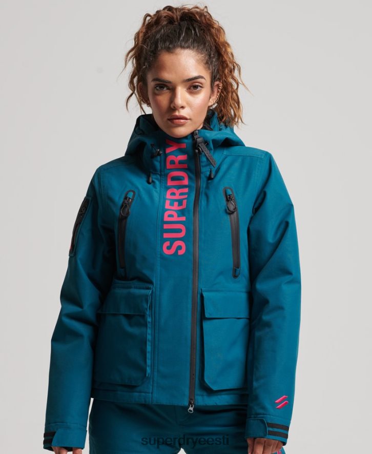 Superdry naised ülim päästejope B2LT46549 Riietus türkiissinine