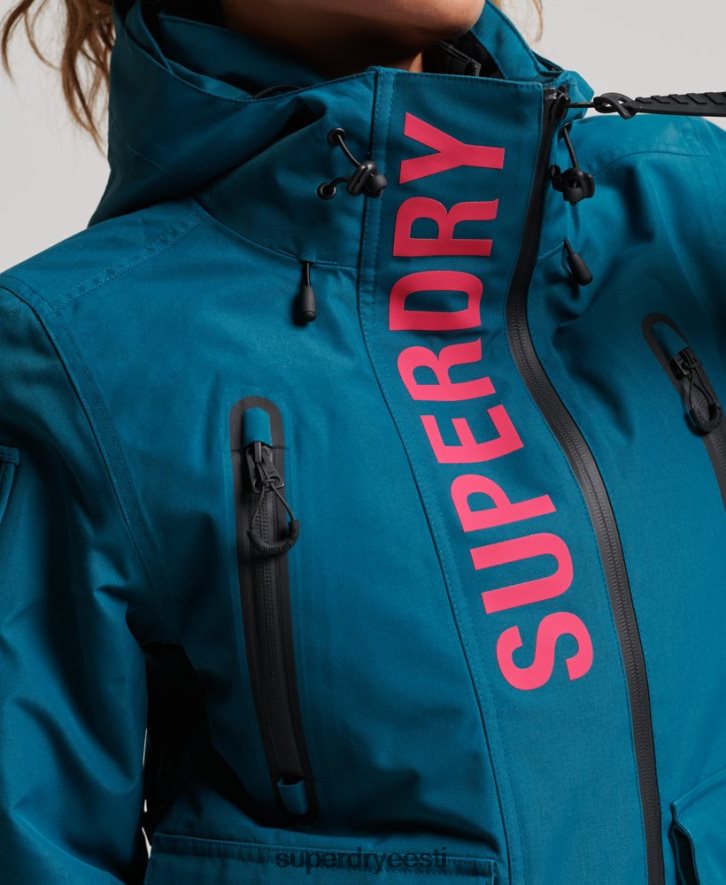 Superdry naised ülim päästejope B2LT46549 Riietus türkiissinine