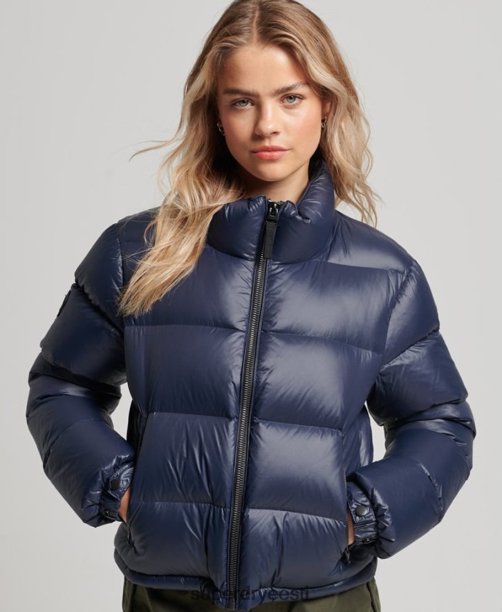 Superdry naised luksuslik alpi sulepolsterdatud jope B2LT45687 Riietus merevägi