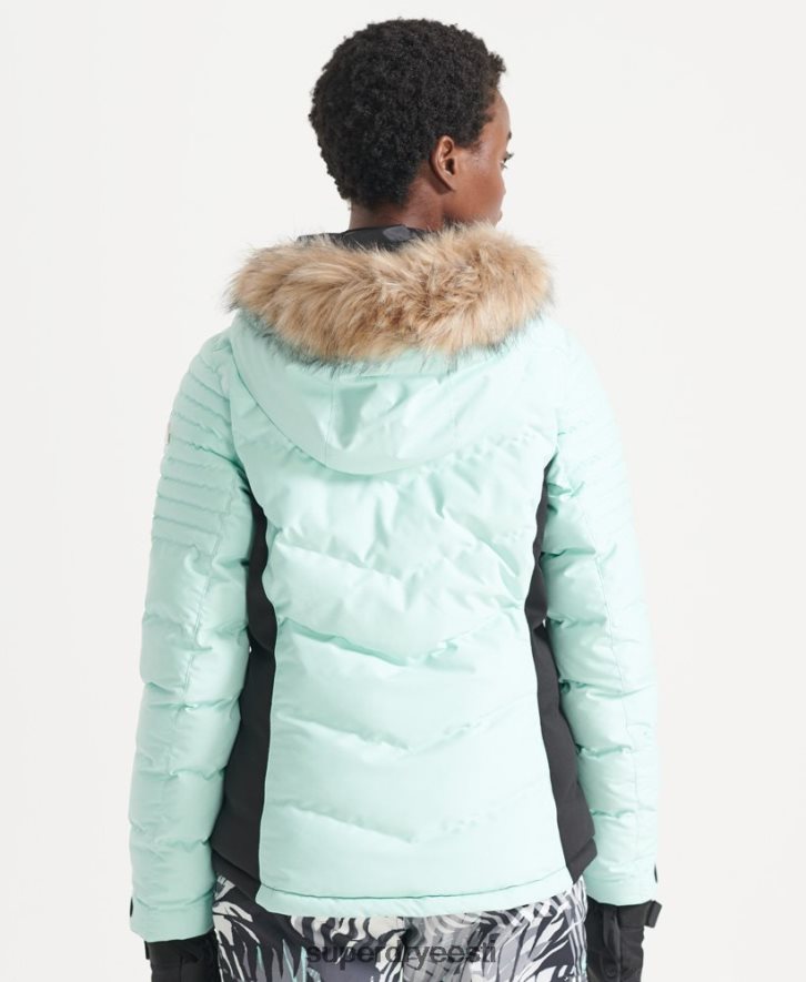 Superdry naised lumeluks puffjope B2LT45460 Riietus helesinine