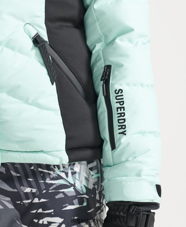 Superdry naised lumeluks puffjope B2LT45460 Riietus helesinine