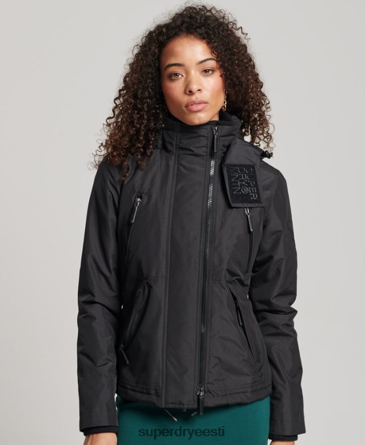 Superdry naised mägi sd-windcheater jope B2LT43628 Riietus must