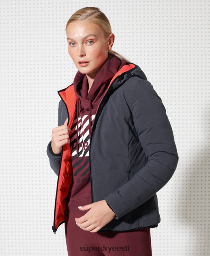 Superdry naised ümberpööratav puff jope B2LT45738 Riietus punane