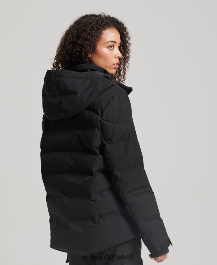 Superdry naised motion pro puffer jope B2LT43637 Riietus must