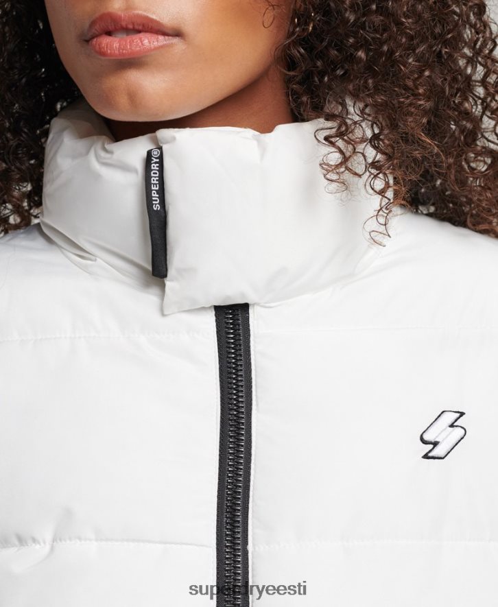 Superdry naised õngejadaga spordijakk B2LT45414 Riietus valge