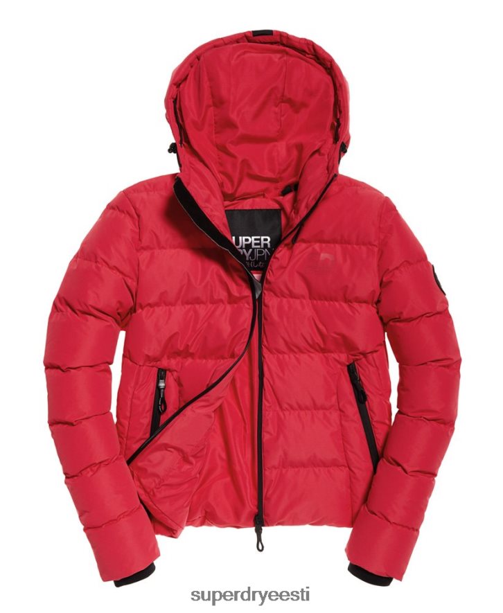 Superdry naised piiritusepuhvri ikoonjakk B2LT43831 Riietus punane