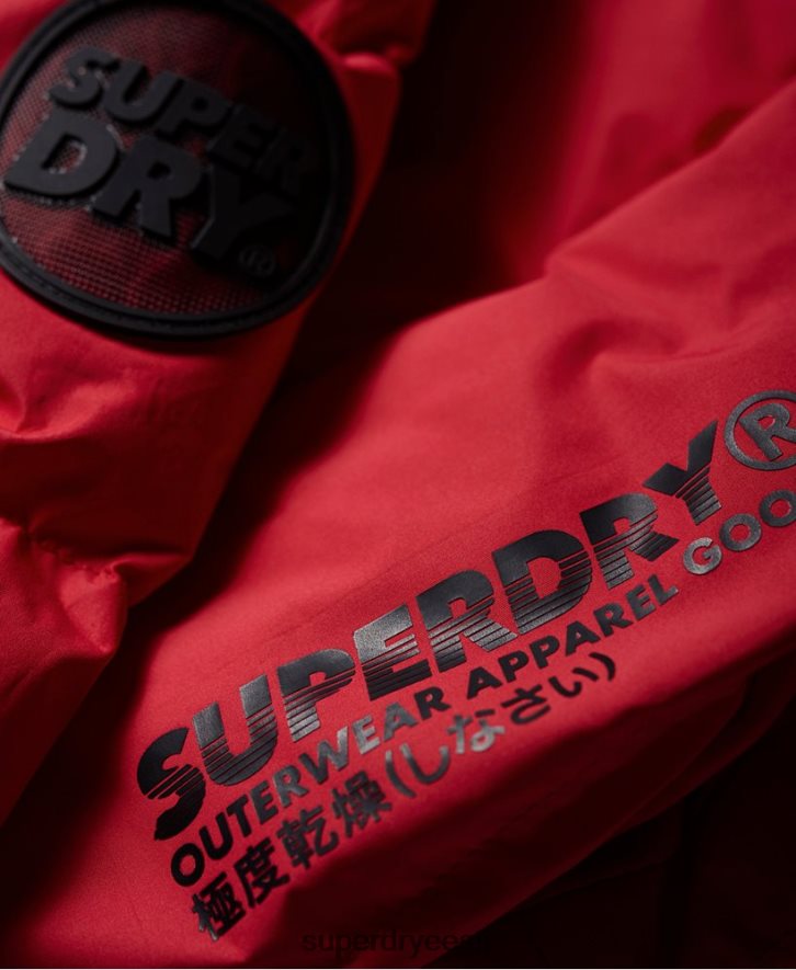 Superdry naised piiritusepuhvri ikoonjakk B2LT43831 Riietus punane