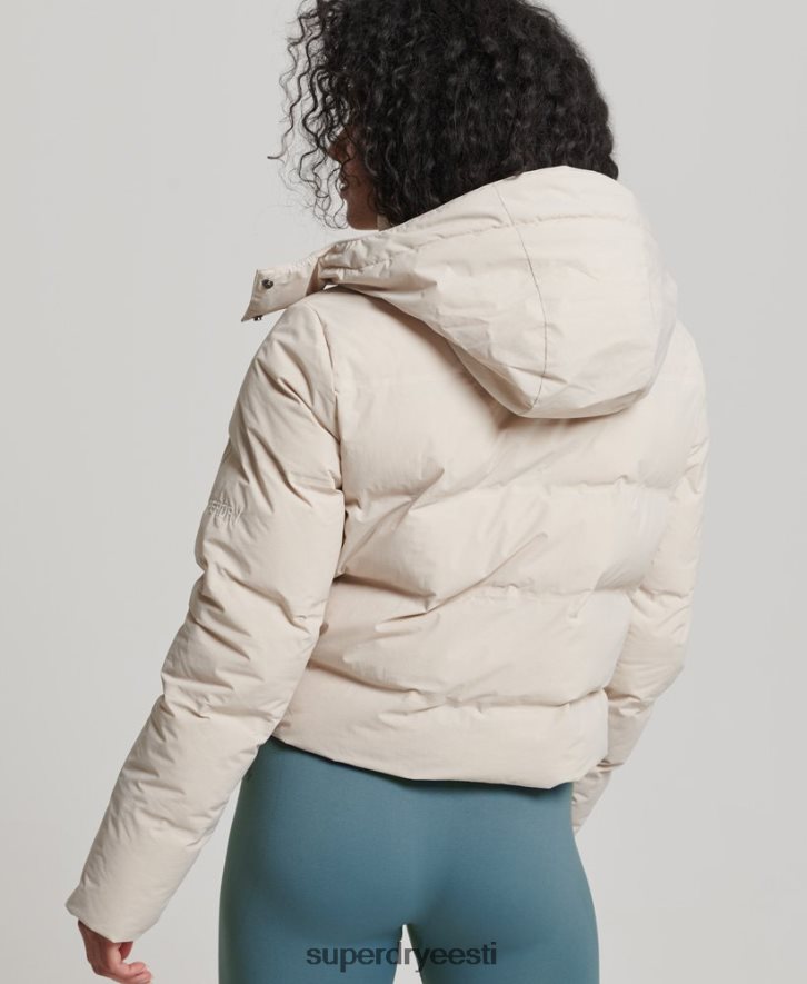 Superdry naised rongi boxy puffer jope B2LT45548 Riietus beež