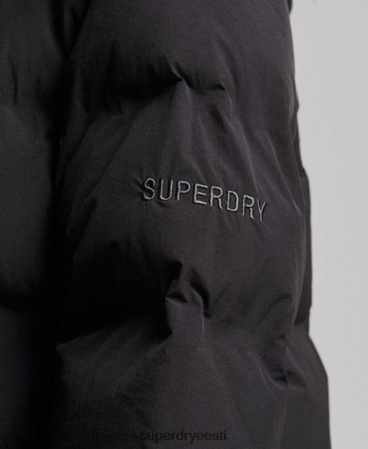 Superdry naised rongi õngejada polsterdatud jope B2LT46350 Riietus must