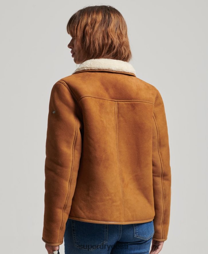 Superdry naised shearling koristusjope B2LT45424 Riietus tan