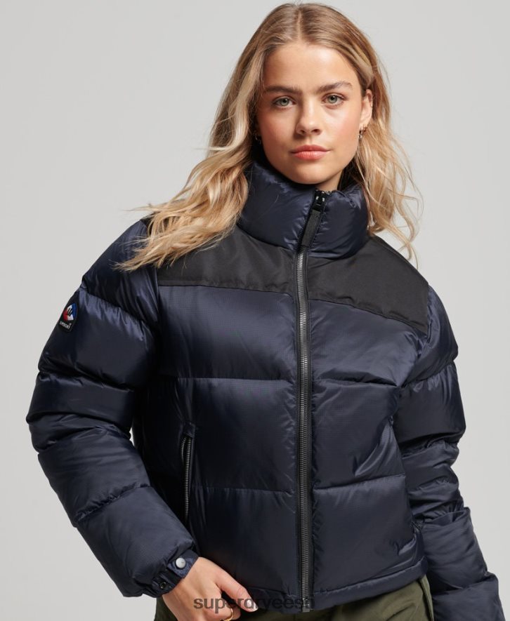 Superdry naised sportliku koodiga puffjakk B2LT45507 Riietus merevägi