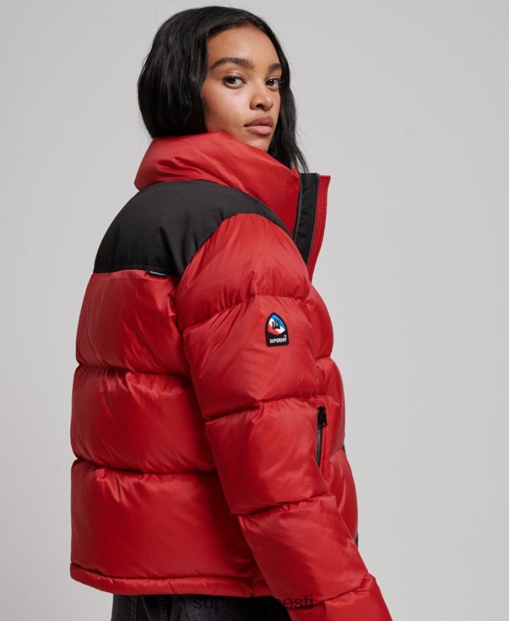 Superdry naised sportliku koodiga puffjakk B2LT45524 Riietus punane