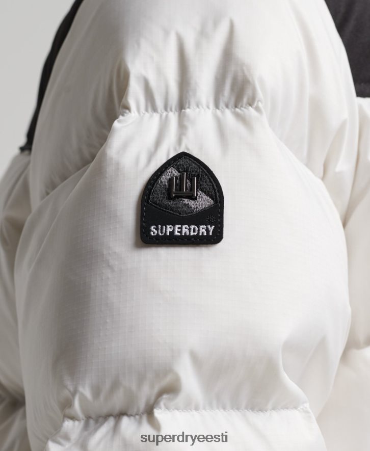 Superdry naised sportliku koodiga puffjakk B2LT45579 Riietus valge