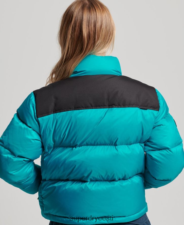 Superdry naised sportliku koodiga puffjakk B2LT45631 Riietus roheline