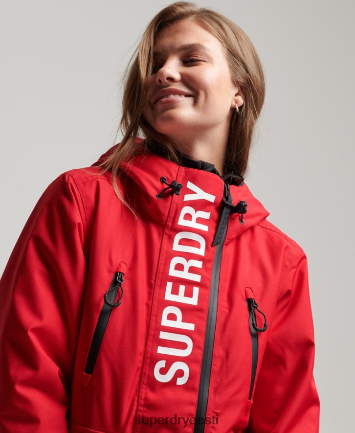 Superdry naised suusapäästejope B2LT46530 Riietus punane