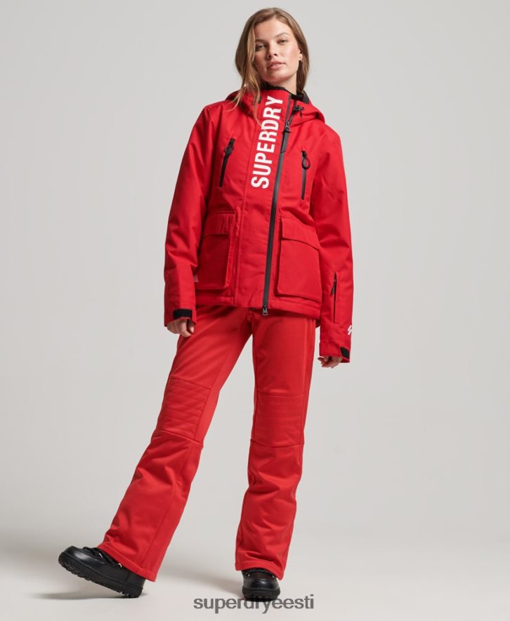 Superdry naised suusapäästejope B2LT46530 Riietus punane