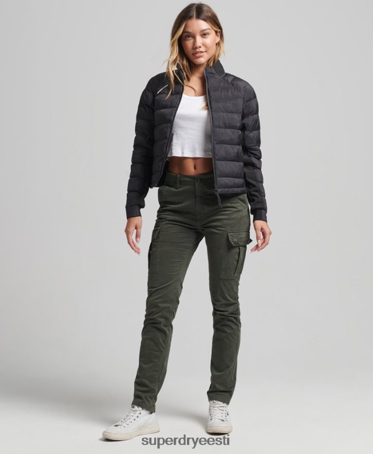 Superdry naised tehniline hübriidrajajope B2LT45650 Riietus must