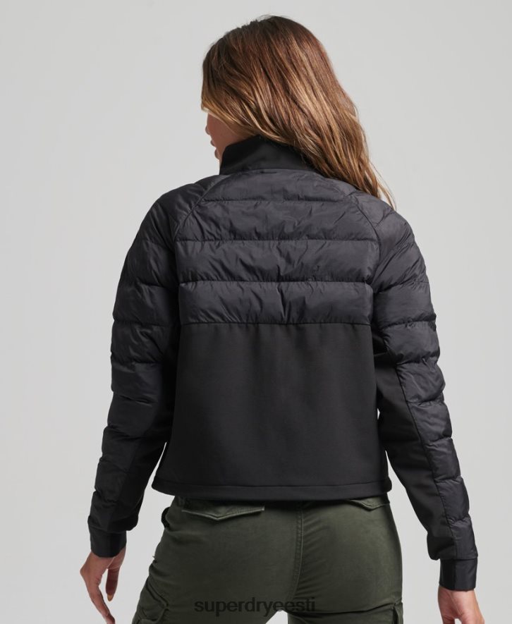 Superdry naised tehniline hübriidrajajope B2LT45650 Riietus must