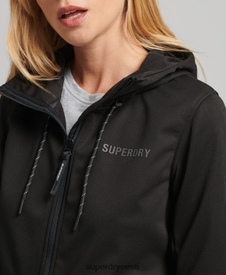 Superdry naised tehniline softshell jope B2LT45554 Riietus must