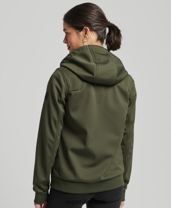 Superdry naised tehniline softshell jope B2LT45614 Riietus khaki