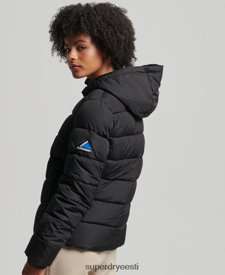 Superdry naised vaimuspordi puff B2LT45450 Riietus must